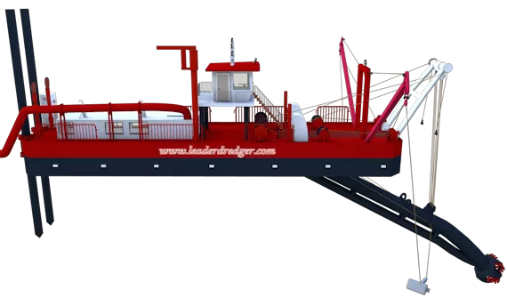 Cutter Head Dredge 3D Picture - Leader Dredger